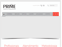 Tablet Screenshot of primeauditores.com.br